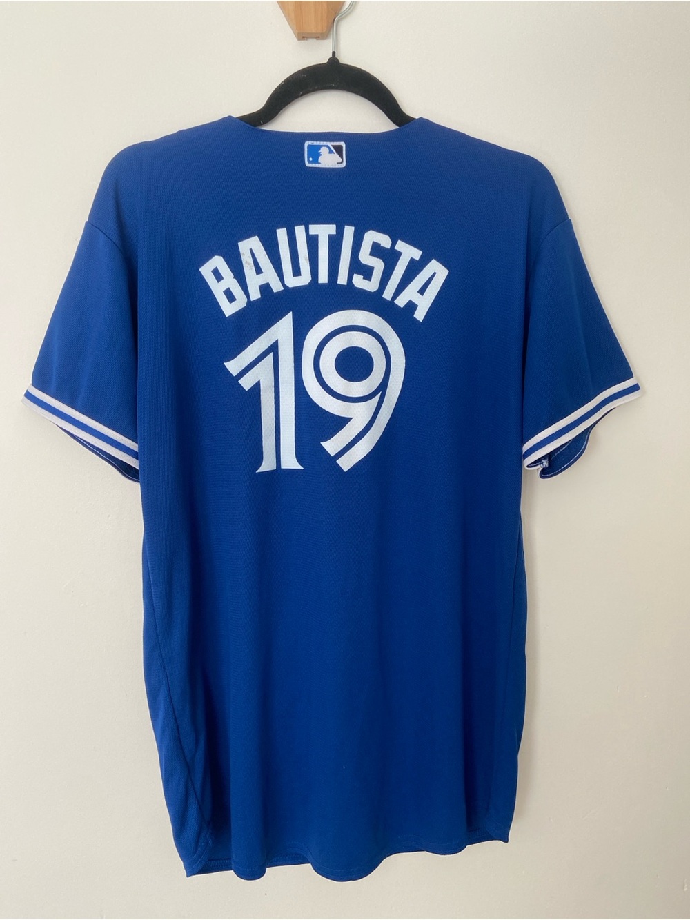 Toronto Blue Jays Jersey size Youth XL Majestic Official MLB Jose Bautista 19 - Picture 7 of 8